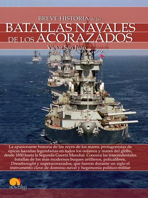 cover image of Breve historia de las batallas navales de los acorazados